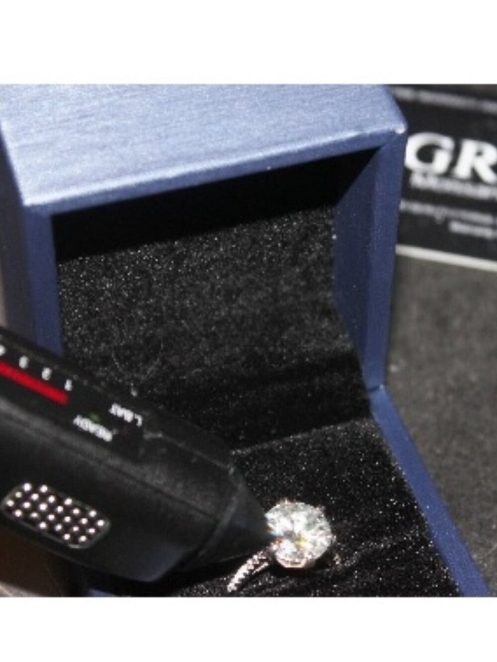 NEW 5 Huge Carat Certified Moissanite Engagement Wedding Statement Ring RTL $849
